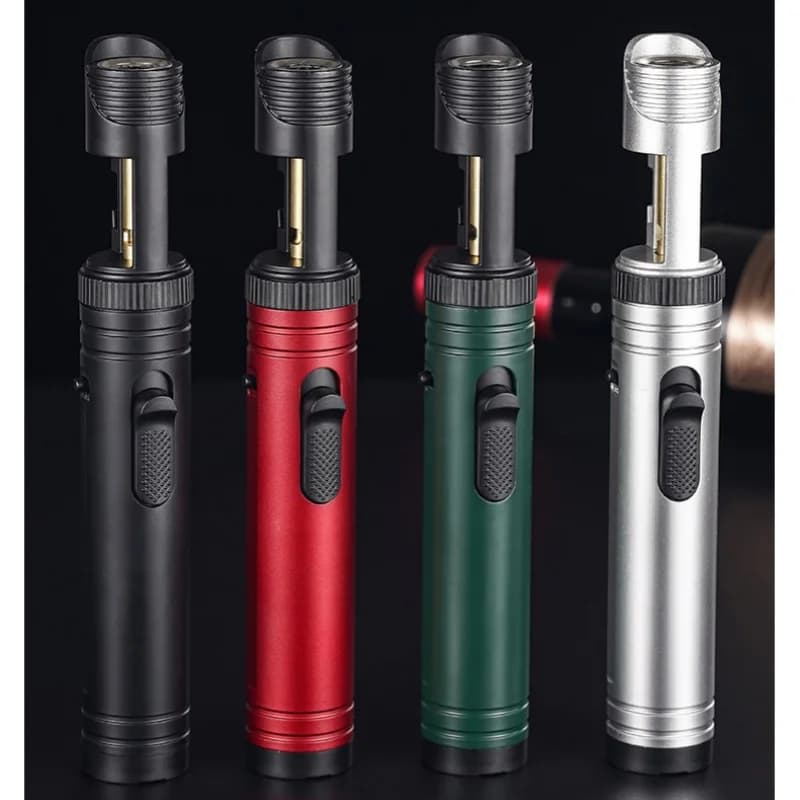 Metal High-temperature Large Capacity Bottle Opener Lighter, Windproof Turbine Inflatable Camping Kitchen Welding Gun Lighter - image 6