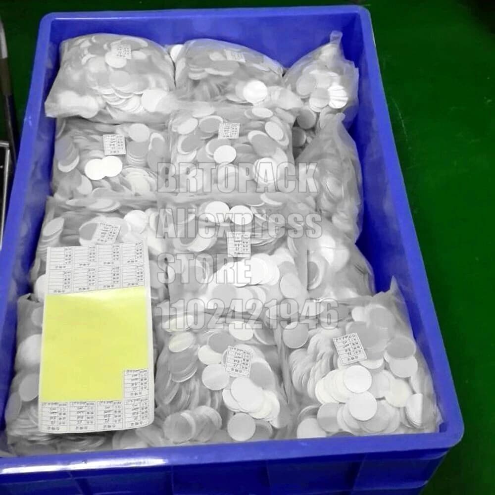 Heat Sealing Aluminium Foil Liner Induction Cap PET film Seal Liner For Glass PET PP HDPE Cosmetic Bottle - image 5