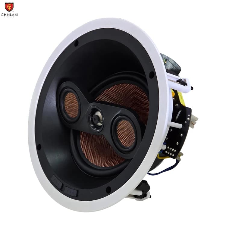 CHNLAN 3 Way Component Speakers 8 Inch Bass Ceiling Speaker 15W Carbon Fiber Speaker Cone for Home Cinema Hotel Support OEM - image 4