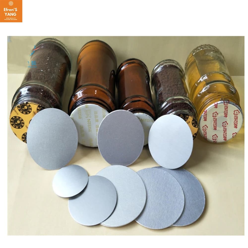 500PCS Aluminum Foil Seal Liners Insert PET Glass Bottle 35mm Use Induction Sealer By Heat Gasket Cosmetic Accessories container