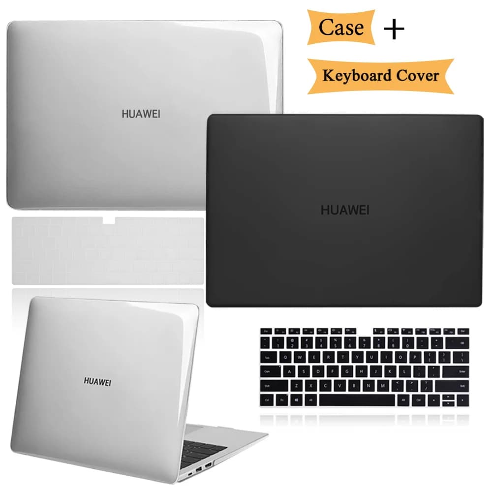 Laptop Case for Huawei MateBook D14/D15/13/14/MateBook X Pro /X 2020/MagicBook 14/15/Pro 16.1 Hard Shell+Keyboard Cover - image 3