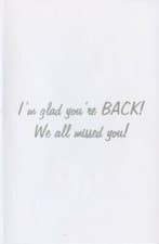 Popular Greetings Welcome Back Card: We All Missed You! - image 2