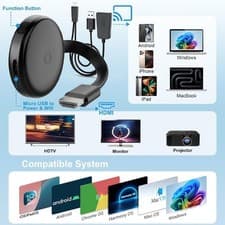 For Chromecast Google Wireless HDMI Adapter Screen Phone Mirroring Extender 5G - image 6