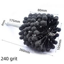 4" to 4-1/8" 100mm to 105mm Engine Cylinder Hone Bore Brush 240 Grit New USA➹ - image 4