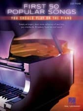 First 50 Popular Songs You Should Play On Piano - Paperback - GOOD