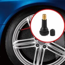 LOT 200 TR 413 SNAP-IN TIRE VALVE STEMS SHORT BLACK RUBBER MOST POPULAR VALVE - image 5