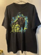 New Popular Iwrestledabearonce Black T-Shirt Cotton Full Size