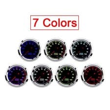 Universal 7 Colors Tachometer Revolution Meter, 52mm/2in Gauge, 0-10000 RPM M... - image 5