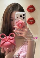 medicube x FOREVER:CHERRY Hair Brush Ribbon Cherry Pink Detangling NEW Popular - image 3