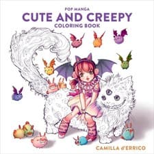 Pop Manga Cute and Creepy Coloring Book, d'Errico, Camilla, New Book