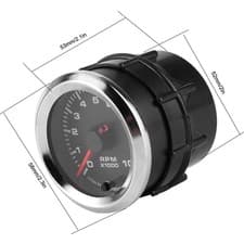 Universal 7 Colors Tachometer Revolution Meter, 52mm/2in Gauge, 0-10000 RPM M... - image 6