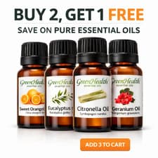 Essential Oils 10 ml  -  Pure & Natural - 50+ Popular Oils - GreenHealth