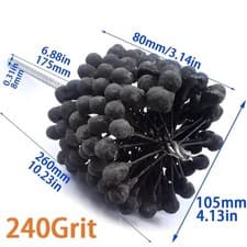 4" to 4-1/8" 100mm to 105mm Engine Cylinder Hone Bore Brush 240 Grit New USA➹ - image 2