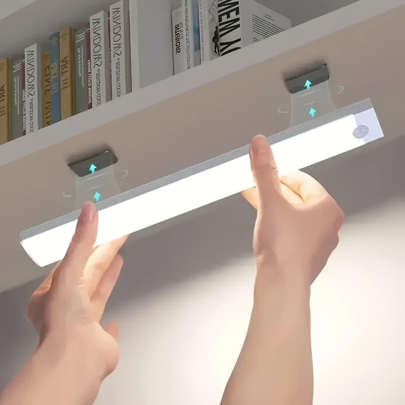3pcs RV Lighting LED Lights, RV Lighting Fixtures, RV Indoor Lighting, Human Body Sensor Lights, Magnetic, No-drill Long Strip Night Light, USB Charging, Suitable for RV Bedroom, Corridor, Stairs, Bedroom, Car Accessories, RV Indoor Lighting Lamp