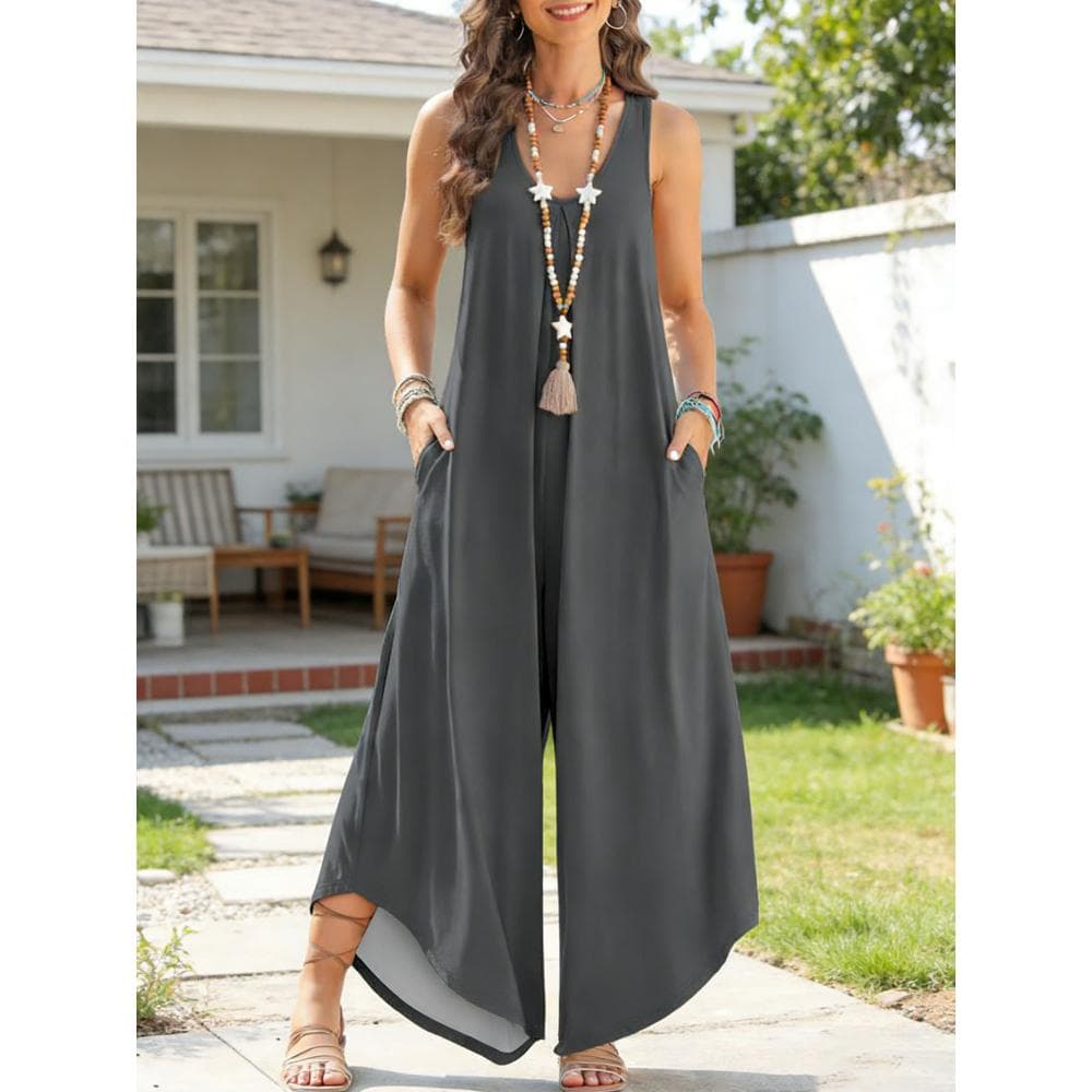 New Fashion Women's Home Sweatpants - Sleeveless Top with Loose Shorts, Trendy and Stylish Patterns, Comfortable Spring/ Summer Wear, Suitable for Home and Shopping Outings