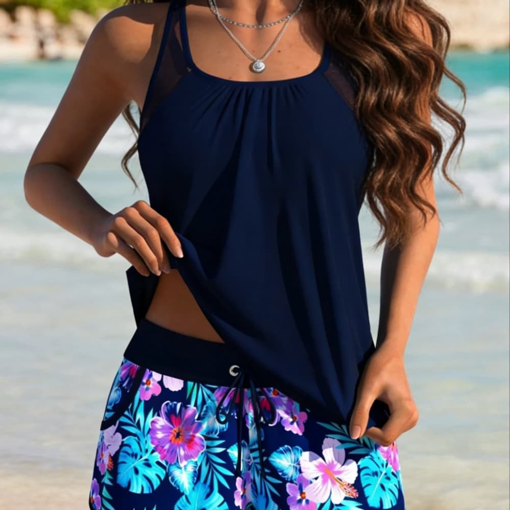 Women'S Swimsuit Swimwear Beachwear Swimsuit Summer Beach Vacation Travel Fashion Elegant Exquisite Two-Piece Swimsuit