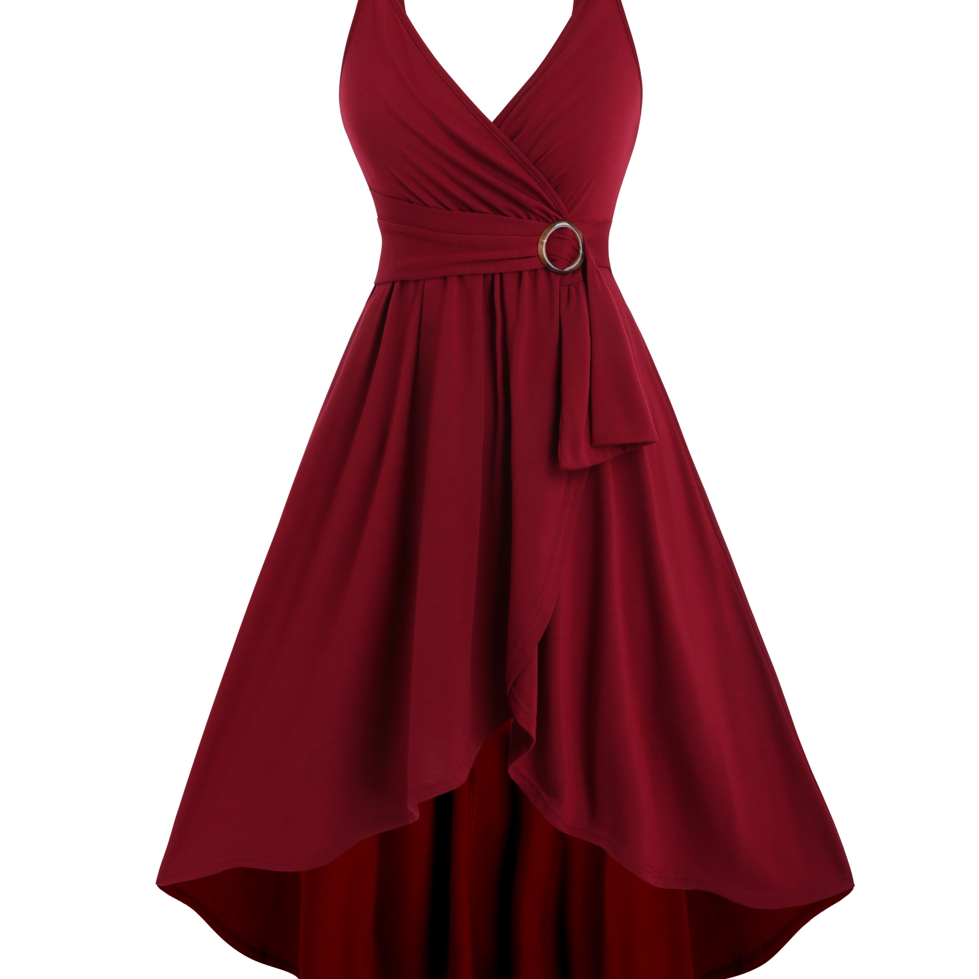 -Developed Shoulder Strap Dress