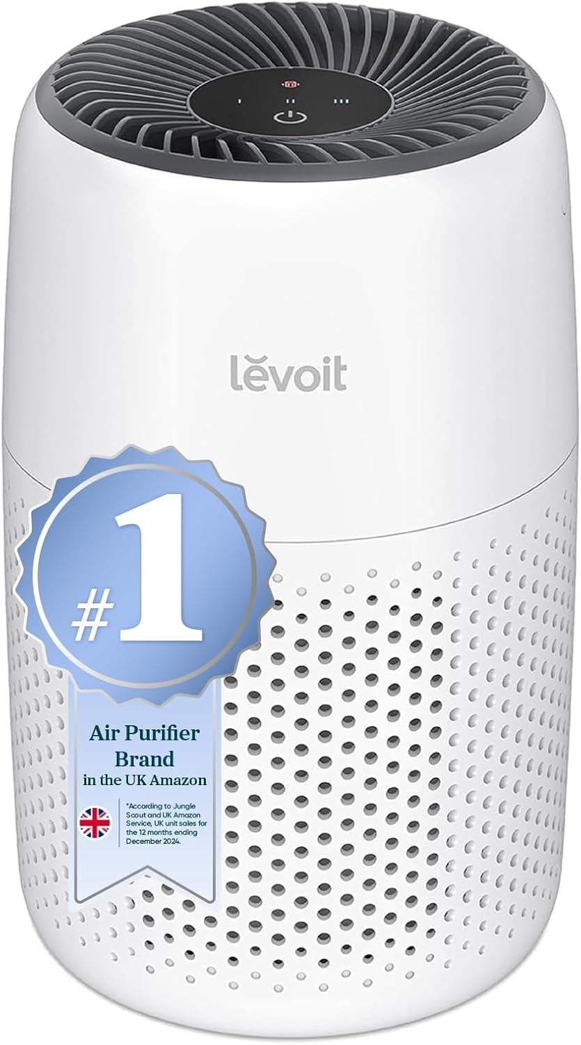 LEVOIT Air Purifier for Bedroom Home, Quiet HEPA Filter Cleaner with Fragrance Sponge & 3 Speed for Better Sleep, Air Frenshener