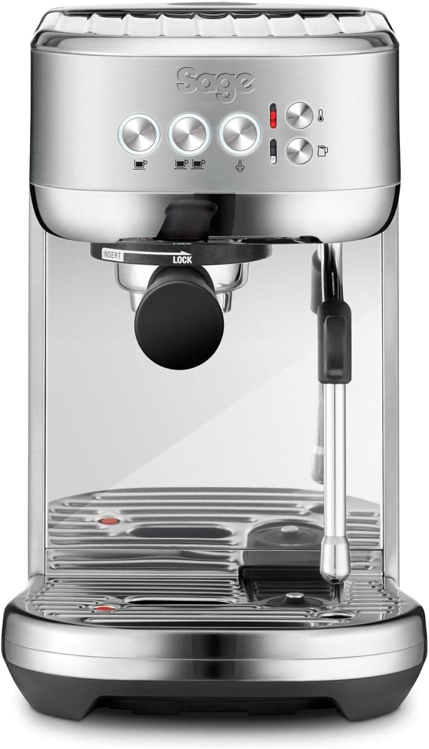 Sage - The Bambino Plus - Compact Coffee Machine with Automatic Milk Frother - 1.9L, 15 bar, 1600 W - Single or Double Shot Espresso Maker