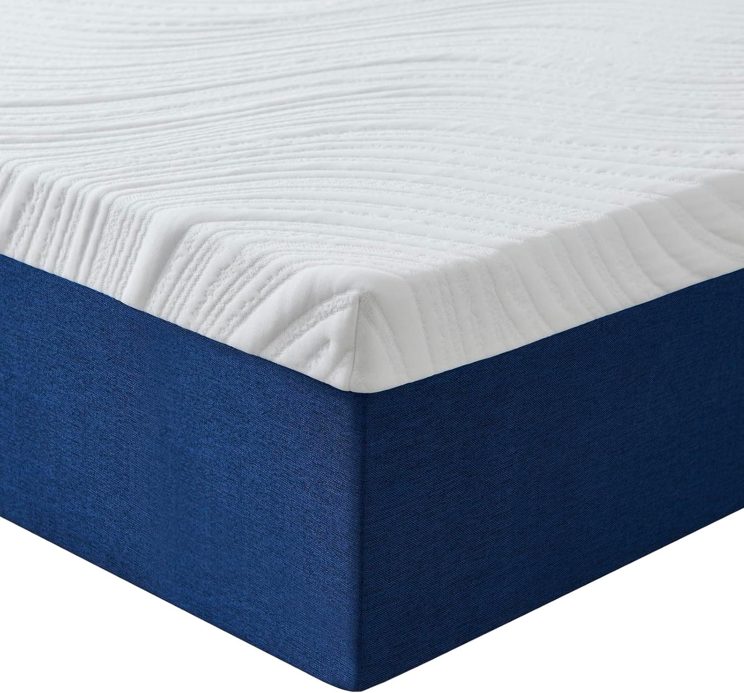 Hiimgo Double Mattresses Memory Foam - Orthopaedic Medium Firm Support, Breathable Carved Knitted Cover for Back Pain & Pressure Relief